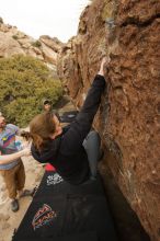 Bouldering in Hueco Tanks on 03/16/2019 with Blue Lizard Climbing and Yoga

Filename: SRM_20190316_1547111.jpg
Aperture: f/5.6
Shutter Speed: 1/800
Body: Canon EOS-1D Mark II
Lens: Canon EF 16-35mm f/2.8 L