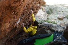 Bouldering in Hueco Tanks on 03/20/2019 with Blue Lizard Climbing and Yoga

Filename: SRM_20190320_0922400.jpg
Aperture: f/3.5
Shutter Speed: 1/320
Body: Canon EOS-1D Mark II
Lens: Canon EF 50mm f/1.8 II