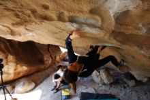 Bouldering in Hueco Tanks on 03/20/2019 with Blue Lizard Climbing and Yoga

Filename: SRM_20190320_1557210.jpg
Aperture: f/5.6
Shutter Speed: 1/200
Body: Canon EOS-1D Mark II
Lens: Canon EF 16-35mm f/2.8 L