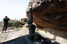 Bouldering in Hueco Tanks on 03/30/2019 with Blue Lizard Climbing and Yoga

Filename: SRM_20190330_1019110.jpg
Aperture: f/5.6
Shutter Speed: 1/320
Body: Canon EOS-1D Mark II
Lens: Canon EF 16-35mm f/2.8 L