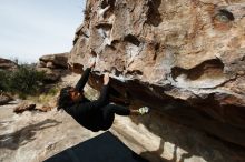 Bouldering in Hueco Tanks on 03/30/2019 with Blue Lizard Climbing and Yoga

Filename: SRM_20190330_1020100.jpg
Aperture: f/5.6
Shutter Speed: 1/640
Body: Canon EOS-1D Mark II
Lens: Canon EF 16-35mm f/2.8 L