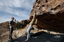 Bouldering in Hueco Tanks on 04/06/2019 with Blue Lizard Climbing and Yoga

Filename: SRM_20190406_0932030.jpg
Aperture: f/5.6
Shutter Speed: 1/400
Body: Canon EOS-1D Mark II
Lens: Canon EF 16-35mm f/2.8 L