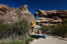 Bouldering in Hueco Tanks on 04/13/2019 with Blue Lizard Climbing and Yoga

Filename: SRM_20190413_0942580.jpg
Aperture: f/5.6
Shutter Speed: 1/500
Body: Canon EOS-1D Mark II
Lens: Canon EF 16-35mm f/2.8 L