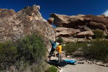 Bouldering in Hueco Tanks on 04/13/2019 with Blue Lizard Climbing and Yoga

Filename: SRM_20190413_0948130.jpg
Aperture: f/5.6
Shutter Speed: 1/500
Body: Canon EOS-1D Mark II
Lens: Canon EF 16-35mm f/2.8 L