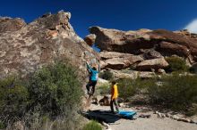 Bouldering in Hueco Tanks on 04/13/2019 with Blue Lizard Climbing and Yoga

Filename: SRM_20190413_0948230.jpg
Aperture: f/5.6
Shutter Speed: 1/400
Body: Canon EOS-1D Mark II
Lens: Canon EF 16-35mm f/2.8 L