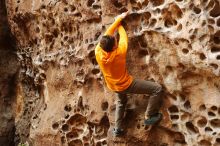 Bouldering in Hueco Tanks on 04/13/2019 with Blue Lizard Climbing and Yoga

Filename: SRM_20190413_1539000.jpg
Aperture: f/3.5
Shutter Speed: 1/160
Body: Canon EOS-1D Mark II
Lens: Canon EF 50mm f/1.8 II