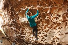 Bouldering in Hueco Tanks on 04/13/2019 with Blue Lizard Climbing and Yoga

Filename: SRM_20190413_1540110.jpg
Aperture: f/3.5
Shutter Speed: 1/100
Body: Canon EOS-1D Mark II
Lens: Canon EF 50mm f/1.8 II