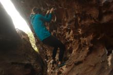 Bouldering in Hueco Tanks on 04/13/2019 with Blue Lizard Climbing and Yoga

Filename: SRM_20190413_1540250.jpg
Aperture: f/3.5
Shutter Speed: 1/400
Body: Canon EOS-1D Mark II
Lens: Canon EF 50mm f/1.8 II