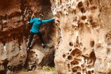 Bouldering in Hueco Tanks on 04/13/2019 with Blue Lizard Climbing and Yoga

Filename: SRM_20190413_1541260.jpg
Aperture: f/3.5
Shutter Speed: 1/100
Body: Canon EOS-1D Mark II
Lens: Canon EF 50mm f/1.8 II