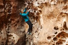 Bouldering in Hueco Tanks on 04/13/2019 with Blue Lizard Climbing and Yoga

Filename: SRM_20190413_1541370.jpg
Aperture: f/3.5
Shutter Speed: 1/100
Body: Canon EOS-1D Mark II
Lens: Canon EF 50mm f/1.8 II