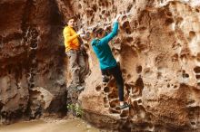 Bouldering in Hueco Tanks on 04/13/2019 with Blue Lizard Climbing and Yoga

Filename: SRM_20190413_1542470.jpg
Aperture: f/3.5
Shutter Speed: 1/125
Body: Canon EOS-1D Mark II
Lens: Canon EF 50mm f/1.8 II