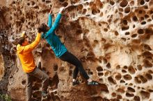 Bouldering in Hueco Tanks on 04/13/2019 with Blue Lizard Climbing and Yoga

Filename: SRM_20190413_1543150.jpg
Aperture: f/3.5
Shutter Speed: 1/160
Body: Canon EOS-1D Mark II
Lens: Canon EF 50mm f/1.8 II