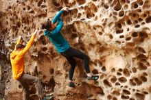 Bouldering in Hueco Tanks on 04/13/2019 with Blue Lizard Climbing and Yoga

Filename: SRM_20190413_1543190.jpg
Aperture: f/3.5
Shutter Speed: 1/160
Body: Canon EOS-1D Mark II
Lens: Canon EF 50mm f/1.8 II