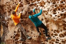 Bouldering in Hueco Tanks on 04/13/2019 with Blue Lizard Climbing and Yoga

Filename: SRM_20190413_1543270.jpg
Aperture: f/3.5
Shutter Speed: 1/160
Body: Canon EOS-1D Mark II
Lens: Canon EF 50mm f/1.8 II