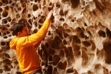 Bouldering in Hueco Tanks on 04/13/2019 with Blue Lizard Climbing and Yoga

Filename: SRM_20190413_1544180.jpg
Aperture: f/4.0
Shutter Speed: 1/160
Body: Canon EOS-1D Mark II
Lens: Canon EF 50mm f/1.8 II