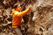 Bouldering in Hueco Tanks on 04/13/2019 with Blue Lizard Climbing and Yoga

Filename: SRM_20190413_1545240.jpg
Aperture: f/4.0
Shutter Speed: 1/200
Body: Canon EOS-1D Mark II
Lens: Canon EF 50mm f/1.8 II