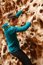 Bouldering in Hueco Tanks on 04/13/2019 with Blue Lizard Climbing and Yoga

Filename: SRM_20190413_1545360.jpg
Aperture: f/4.0
Shutter Speed: 1/125
Body: Canon EOS-1D Mark II
Lens: Canon EF 50mm f/1.8 II