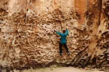 Bouldering in Hueco Tanks on 04/13/2019 with Blue Lizard Climbing and Yoga

Filename: SRM_20190413_1546000.jpg
Aperture: f/4.0
Shutter Speed: 1/250
Body: Canon EOS-1D Mark II
Lens: Canon EF 50mm f/1.8 II