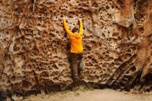 Bouldering in Hueco Tanks on 04/13/2019 with Blue Lizard Climbing and Yoga

Filename: SRM_20190413_1549120.jpg
Aperture: f/4.0
Shutter Speed: 1/160
Body: Canon EOS-1D Mark II
Lens: Canon EF 50mm f/1.8 II