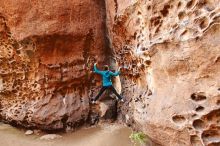Bouldering in Hueco Tanks on 04/13/2019 with Blue Lizard Climbing and Yoga

Filename: SRM_20190413_1551520.jpg
Aperture: f/4.0
Shutter Speed: 1/50
Body: Canon EOS-1D Mark II
Lens: Canon EF 16-35mm f/2.8 L