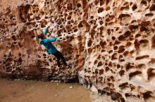 Bouldering in Hueco Tanks on 04/13/2019 with Blue Lizard Climbing and Yoga

Filename: SRM_20190413_1553501.jpg
Aperture: f/4.5
Shutter Speed: 1/100
Body: Canon EOS-1D Mark II
Lens: Canon EF 16-35mm f/2.8 L