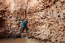 Bouldering in Hueco Tanks on 04/13/2019 with Blue Lizard Climbing and Yoga

Filename: SRM_20190413_1556420.jpg
Aperture: f/5.0
Shutter Speed: 1/80
Body: Canon EOS-1D Mark II
Lens: Canon EF 16-35mm f/2.8 L