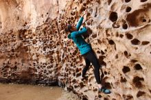 Bouldering in Hueco Tanks on 04/13/2019 with Blue Lizard Climbing and Yoga

Filename: SRM_20190413_1557100.jpg
Aperture: f/5.0
Shutter Speed: 1/80
Body: Canon EOS-1D Mark II
Lens: Canon EF 16-35mm f/2.8 L