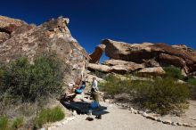 Bouldering in Hueco Tanks on 04/26/2019 with Blue Lizard Climbing and Yoga

Filename: SRM_20190426_0957100.jpg
Aperture: f/5.6
Shutter Speed: 1/250
Body: Canon EOS-1D Mark II
Lens: Canon EF 16-35mm f/2.8 L