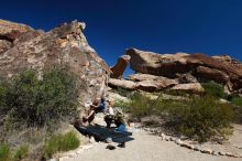 Bouldering in Hueco Tanks on 04/26/2019 with Blue Lizard Climbing and Yoga

Filename: SRM_20190426_1001490.jpg
Aperture: f/5.6
Shutter Speed: 1/250
Body: Canon EOS-1D Mark II
Lens: Canon EF 16-35mm f/2.8 L