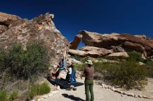 Bouldering in Hueco Tanks on 04/26/2019 with Blue Lizard Climbing and Yoga

Filename: SRM_20190426_1017230.jpg
Aperture: f/5.6
Shutter Speed: 1/250
Body: Canon EOS-1D Mark II
Lens: Canon EF 16-35mm f/2.8 L