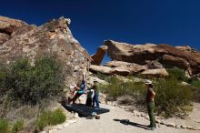 Bouldering in Hueco Tanks on 04/26/2019 with Blue Lizard Climbing and Yoga

Filename: SRM_20190426_1019150.jpg
Aperture: f/5.6
Shutter Speed: 1/250
Body: Canon EOS-1D Mark II
Lens: Canon EF 16-35mm f/2.8 L