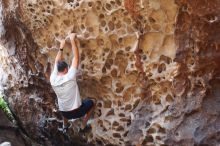 Bouldering in Hueco Tanks on 04/26/2019 with Blue Lizard Climbing and Yoga

Filename: SRM_20190426_1223030.jpg
Aperture: f/3.2
Shutter Speed: 1/200
Body: Canon EOS-1D Mark II
Lens: Canon EF 50mm f/1.8 II