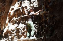 Bouldering in Hueco Tanks on 04/26/2019 with Blue Lizard Climbing and Yoga

Filename: SRM_20190426_1224550.jpg
Aperture: f/4.0
Shutter Speed: 1/400
Body: Canon EOS-1D Mark II
Lens: Canon EF 50mm f/1.8 II