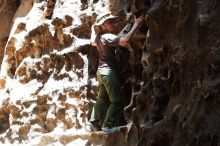 Bouldering in Hueco Tanks on 04/26/2019 with Blue Lizard Climbing and Yoga

Filename: SRM_20190426_1224580.jpg
Aperture: f/4.0
Shutter Speed: 1/250
Body: Canon EOS-1D Mark II
Lens: Canon EF 50mm f/1.8 II