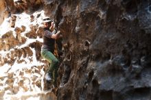 Bouldering in Hueco Tanks on 04/26/2019 with Blue Lizard Climbing and Yoga

Filename: SRM_20190426_1225110.jpg
Aperture: f/4.0
Shutter Speed: 1/125
Body: Canon EOS-1D Mark II
Lens: Canon EF 50mm f/1.8 II