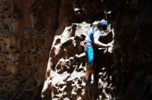 Bouldering in Hueco Tanks on 04/26/2019 with Blue Lizard Climbing and Yoga

Filename: SRM_20190426_1231060.jpg
Aperture: f/4.0
Shutter Speed: 1/640
Body: Canon EOS-1D Mark II
Lens: Canon EF 50mm f/1.8 II