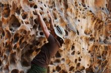 Bouldering in Hueco Tanks on 04/26/2019 with Blue Lizard Climbing and Yoga

Filename: SRM_20190426_1233330.jpg
Aperture: f/4.0
Shutter Speed: 1/200
Body: Canon EOS-1D Mark II
Lens: Canon EF 50mm f/1.8 II