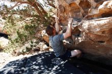 Bouldering in Hueco Tanks on 06/15/2019 with Blue Lizard Climbing and Yoga

Filename: SRM_20190615_0953350.jpg
Aperture: f/5.0
Shutter Speed: 1/320
Body: Canon EOS-1D Mark II
Lens: Canon EF 16-35mm f/2.8 L