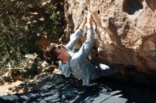 Bouldering in Hueco Tanks on 06/15/2019 with Blue Lizard Climbing and Yoga

Filename: SRM_20190615_1009520.jpg
Aperture: f/3.5
Shutter Speed: 1/640
Body: Canon EOS-1D Mark II
Lens: Canon EF 50mm f/1.8 II