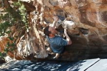 Bouldering in Hueco Tanks on 06/15/2019 with Blue Lizard Climbing and Yoga

Filename: SRM_20190615_1014100.jpg
Aperture: f/3.5
Shutter Speed: 1/320
Body: Canon EOS-1D Mark II
Lens: Canon EF 50mm f/1.8 II