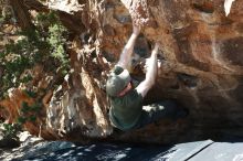 Bouldering in Hueco Tanks on 06/15/2019 with Blue Lizard Climbing and Yoga

Filename: SRM_20190615_1023520.jpg
Aperture: f/4.0
Shutter Speed: 1/320
Body: Canon EOS-1D Mark II
Lens: Canon EF 50mm f/1.8 II