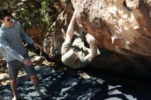 Bouldering in Hueco Tanks on 06/15/2019 with Blue Lizard Climbing and Yoga

Filename: SRM_20190615_1024020.jpg
Aperture: f/4.0
Shutter Speed: 1/500
Body: Canon EOS-1D Mark II
Lens: Canon EF 50mm f/1.8 II