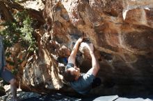 Bouldering in Hueco Tanks on 06/15/2019 with Blue Lizard Climbing and Yoga

Filename: SRM_20190615_1030180.jpg
Aperture: f/4.0
Shutter Speed: 1/320
Body: Canon EOS-1D Mark II
Lens: Canon EF 50mm f/1.8 II