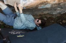 Bouldering in Hueco Tanks on 06/15/2019 with Blue Lizard Climbing and Yoga

Filename: SRM_20190615_1044350.jpg
Aperture: f/4.0
Shutter Speed: 1/125
Body: Canon EOS-1D Mark II
Lens: Canon EF 50mm f/1.8 II