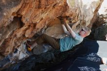 Bouldering in Hueco Tanks on 06/15/2019 with Blue Lizard Climbing and Yoga

Filename: SRM_20190615_1052120.jpg
Aperture: f/4.0
Shutter Speed: 1/500
Body: Canon EOS-1D Mark II
Lens: Canon EF 50mm f/1.8 II