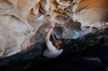 Bouldering in Hueco Tanks on 06/15/2019 with Blue Lizard Climbing and Yoga

Filename: SRM_20190615_1100060.jpg
Aperture: f/5.6
Shutter Speed: 1/250
Body: Canon EOS-1D Mark II
Lens: Canon EF 16-35mm f/2.8 L