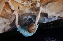 Bouldering in Hueco Tanks on 06/15/2019 with Blue Lizard Climbing and Yoga

Filename: SRM_20190615_1103080.jpg
Aperture: f/5.6
Shutter Speed: 1/250
Body: Canon EOS-1D Mark II
Lens: Canon EF 16-35mm f/2.8 L