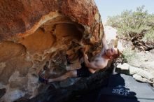 Bouldering in Hueco Tanks on 06/15/2019 with Blue Lizard Climbing and Yoga

Filename: SRM_20190615_1109590.jpg
Aperture: f/5.6
Shutter Speed: 1/640
Body: Canon EOS-1D Mark II
Lens: Canon EF 16-35mm f/2.8 L