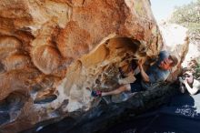 Bouldering in Hueco Tanks on 06/15/2019 with Blue Lizard Climbing and Yoga

Filename: SRM_20190615_1118530.jpg
Aperture: f/5.6
Shutter Speed: 1/640
Body: Canon EOS-1D Mark II
Lens: Canon EF 16-35mm f/2.8 L