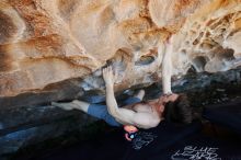 Bouldering in Hueco Tanks on 06/15/2019 with Blue Lizard Climbing and Yoga

Filename: SRM_20190615_1147400.jpg
Aperture: f/5.6
Shutter Speed: 1/250
Body: Canon EOS-1D Mark II
Lens: Canon EF 16-35mm f/2.8 L